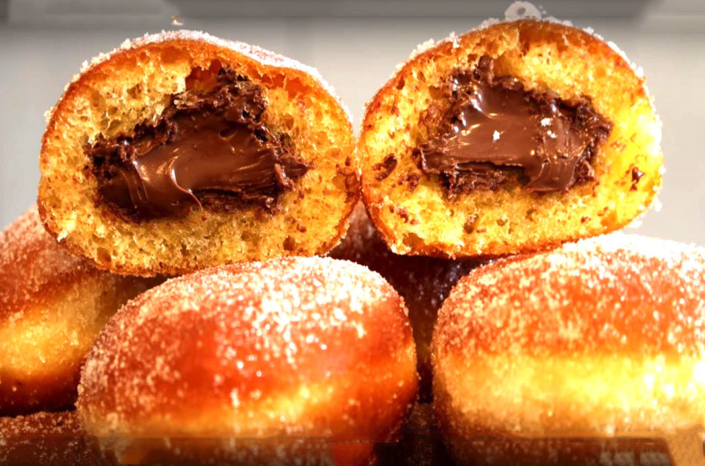 How To Make beignets recipe with Nutella Chocolate | superfashion.us