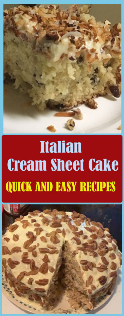 Italian Cream Sheet Cake Recipe | superfashion.us