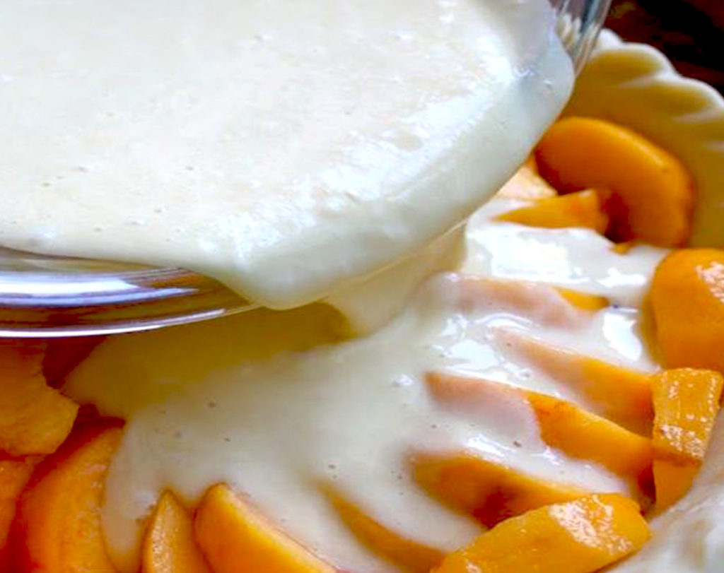 The Best Peaches and Cream Pie | superfashion.us