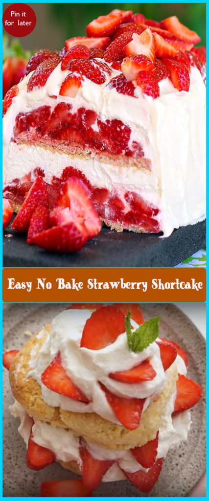 Easy No Bake Strawberry Shortcake | superfashion.us