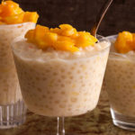 Slow Cooker Mango Tapioca Pudding