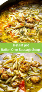 INSTANT POT ITALIAN SAUSAGE SOUP AND ORZO | Superfashion.US