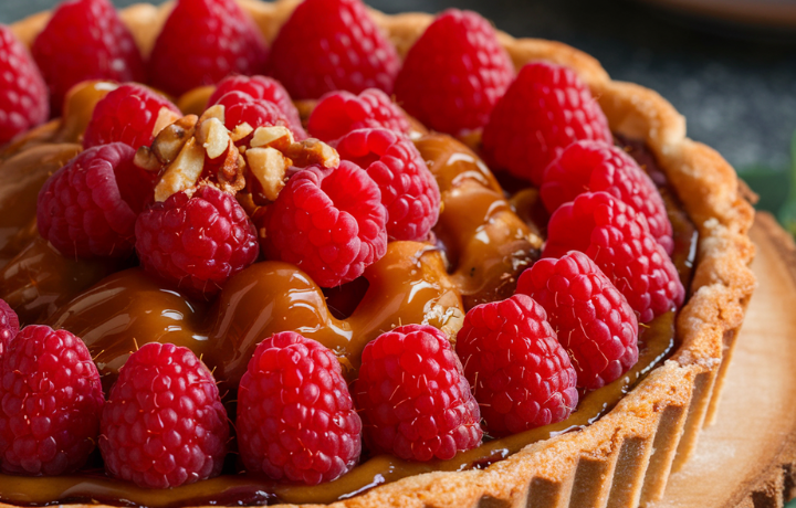 Brown Butter Raspberry Tart