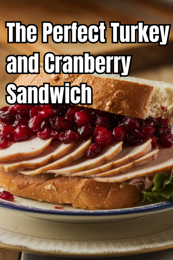 Turkey and Cranberry Sandwich