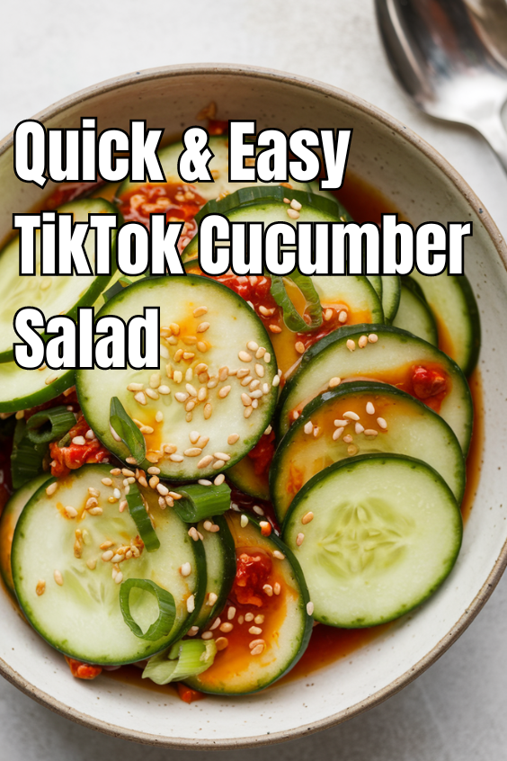 TikTok Cucumber Salad