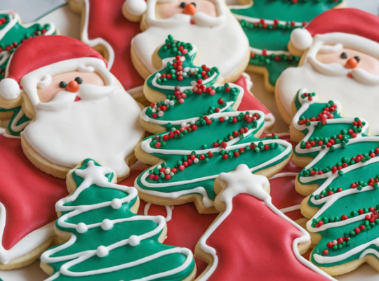 Christmas Piped Buttercream Cookies