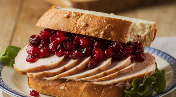 Turkey and Cranberry Sandwich