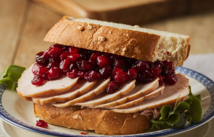 Turkey and Cranberry Sandwich