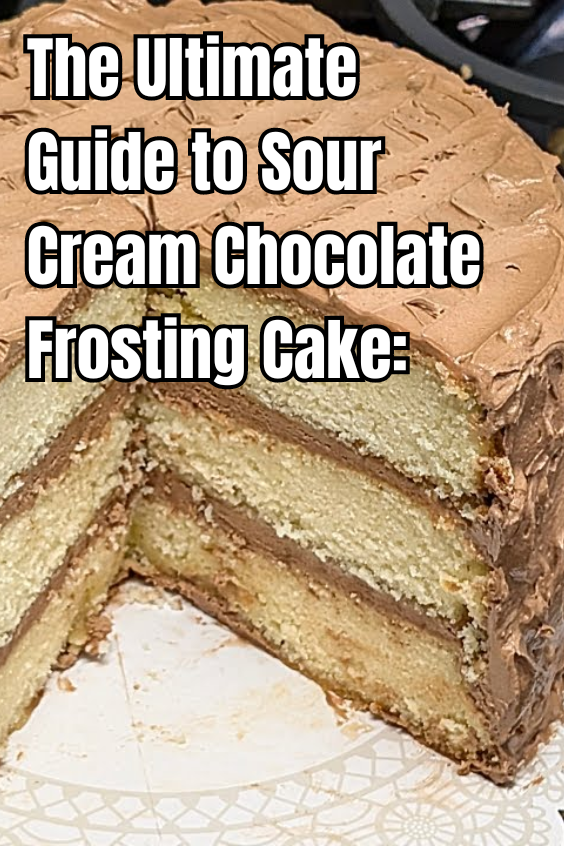 Sour Cream Chocolate Frosting Cake