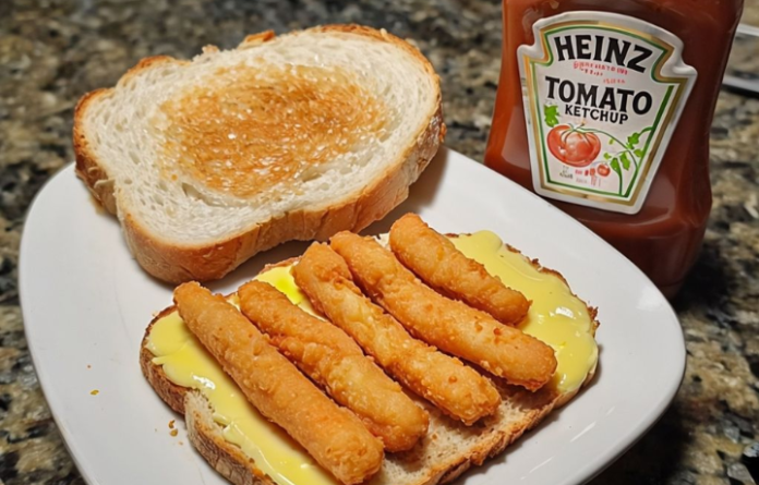 classic fish finger sandwich