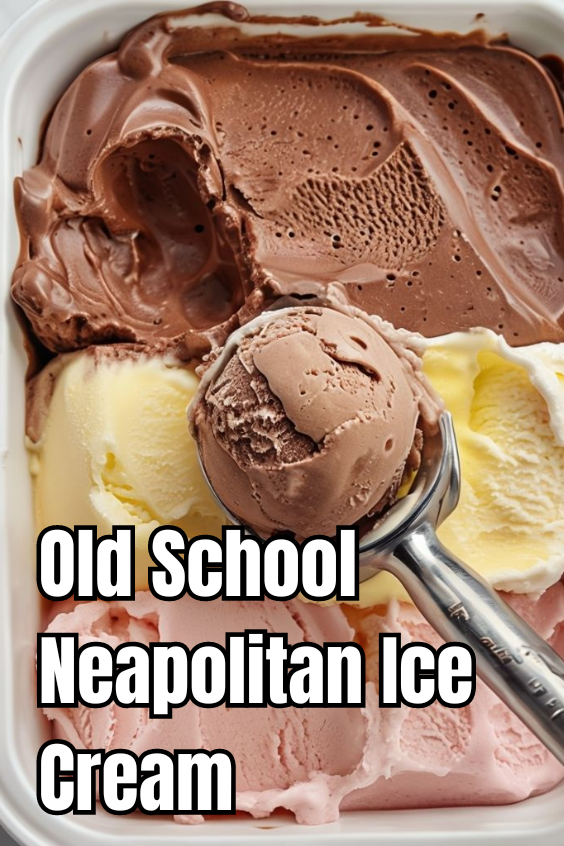 Old School Neapolitan Ice Cream