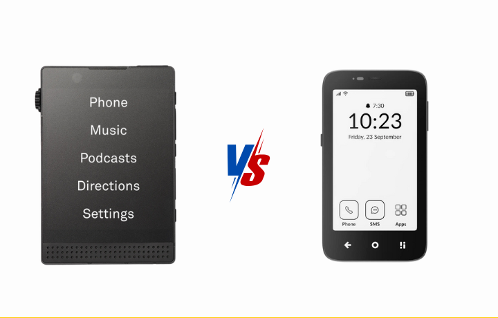 Light Phone 3 vs Mudita Kompakt: Side by side